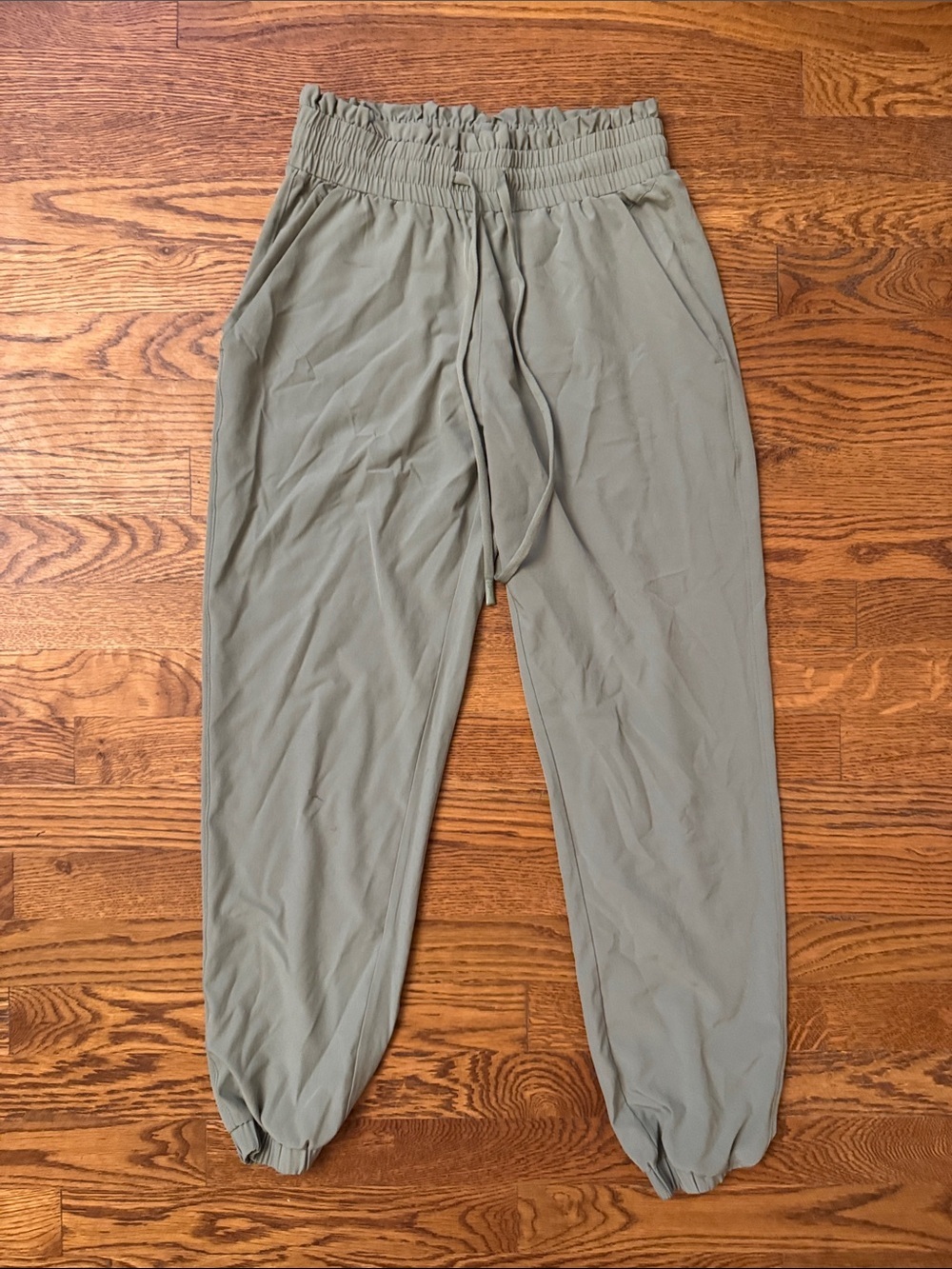 Mono B Olive Drawstring Jogger Pants size Small